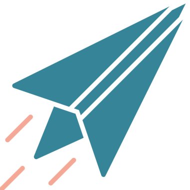 uçak ikonu vektör illüstrasyonu