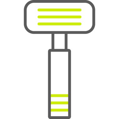 Fırça simgesi vektör illüstrasyonu