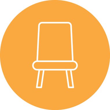 sandalye vektör simgesi resimleme