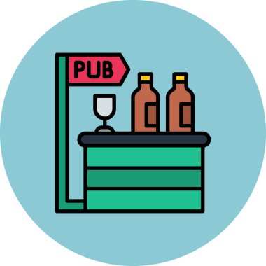 bar vektör illüstrasyonu