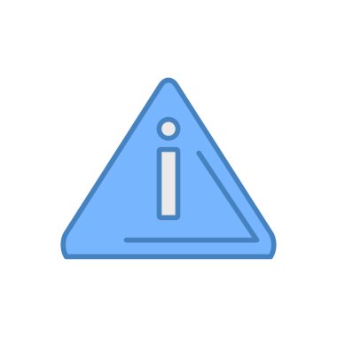 bilgi vektörü düz renk simgesi