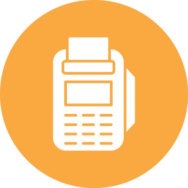 Bir telefon simgesinin vektör illüstrasyonu