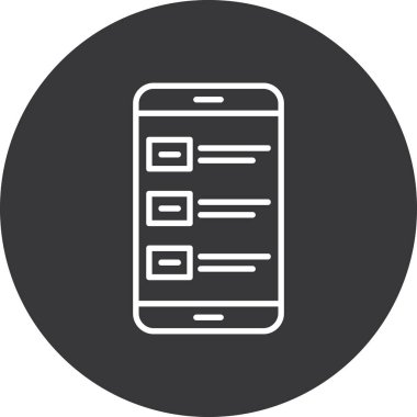 Uygulama modern simgesinin vektör illüstrasyonu