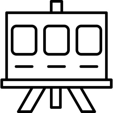 kamera fotoğrafçılık simgesi ana hatlar biçiminde