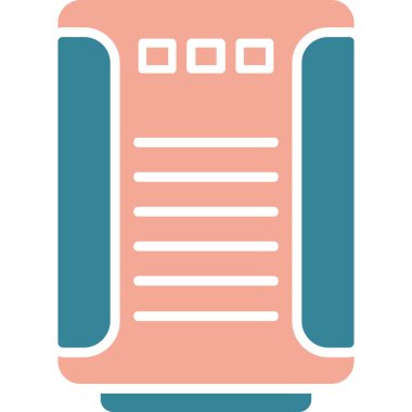 Kitap. Web simgesi basit tasarım