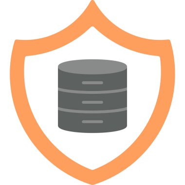 Sunucu Düz Vektör Simgesi