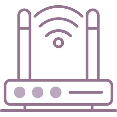 Yönlendirici. Web simgesi basit illüstrasyon