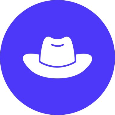 Şapka simgesinin vektör illüstrasyonu