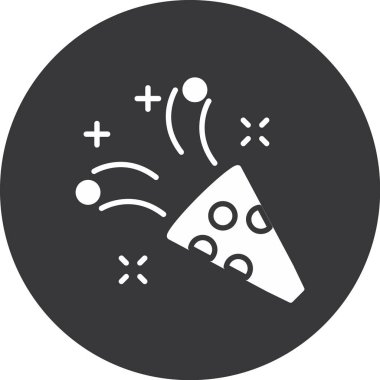 fast food ikonu vektör illüstrasyonu