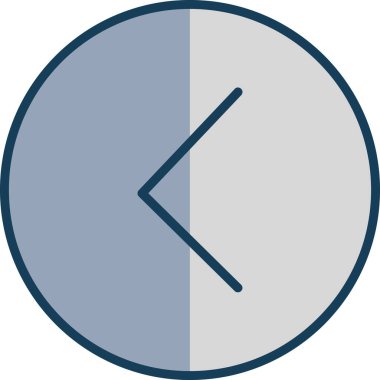 Saat simgesi, vektör illüstrasyonu basit tasarım