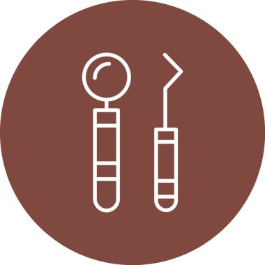 Benzersiz kimya vektör çizgisi simgesi