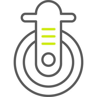 termometre simgesi vektör illüstrasyonu