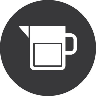 Kahve simgesinin vektör illüstrasyonu