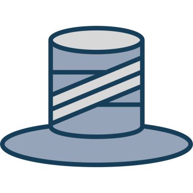 Şeffaf bir arkaplanda şapka vektör çizimi. Birinci kalite semboller. Konsept ve grafik tasarımı için vuruş simgesi.