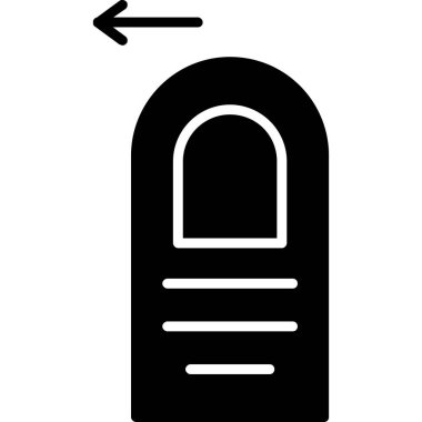 Hava filtresi simgesi dış hat biçiminde