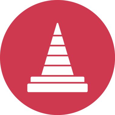 Bir yol simgesinin vektör illüstrasyonu