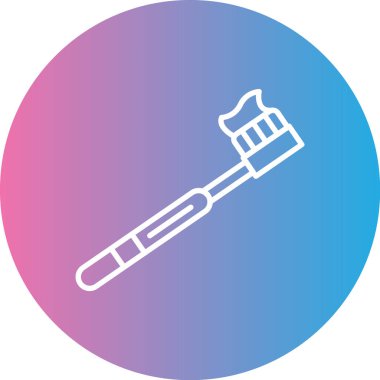 Modern b 'nin vektör çizimi tornavida simgesinden yoksun