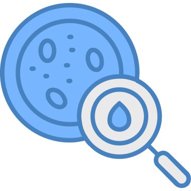 Su damlası ikonu. Basit resimleme