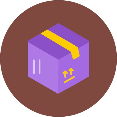 kutu vektör simgesi, modern biçim