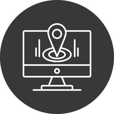 seo modern simgesinin vektör illüstrasyonu