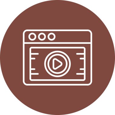 Modern radyo simgesinin vektör illüstrasyonu