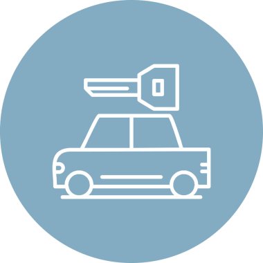 - Araba. Web simgesi basit illüstrasyon