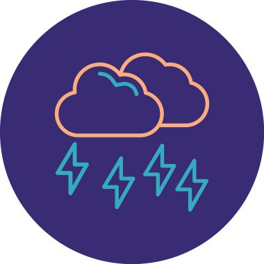 Bulut. Web simgesi basit illüstrasyon