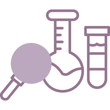 laboratuvar test şişesi simgesi