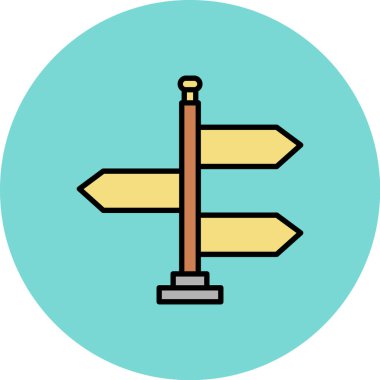 ok simgesi, vektör illüstrasyonu