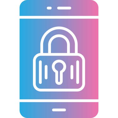 ikon vektör illüstrasyonunu kilitle