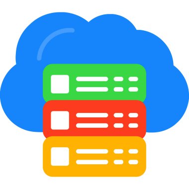 veri depolama vektörü simgesi