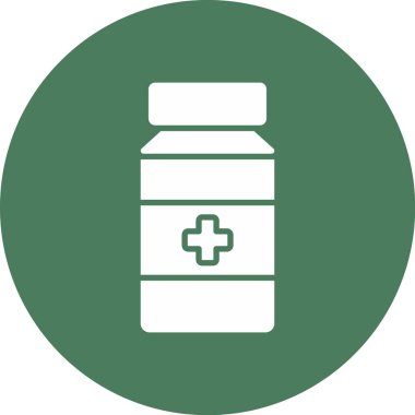 İlaç simgesinin vektör illüstrasyonu