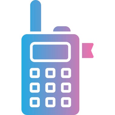 - Telefon. Web simgesi basit illüstrasyon