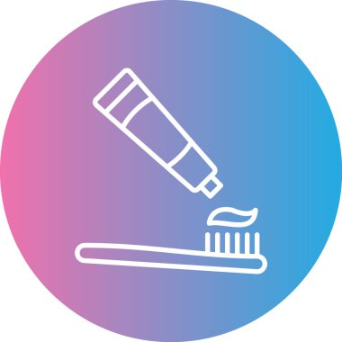 fırça. Web simgesi basit illüstrasyon