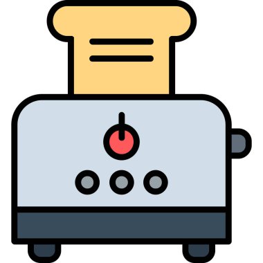 Fırın. Web simgesi basit illüstrasyon