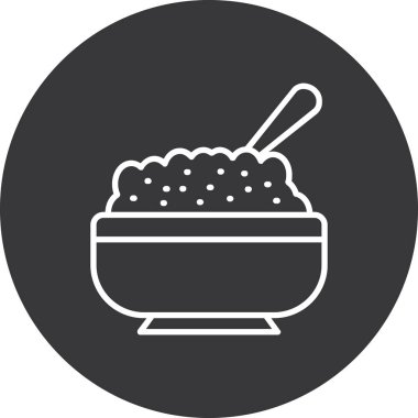 Gıda simgesinin vektör illüstrasyonu