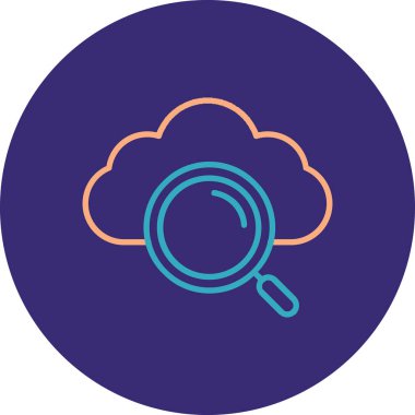 vektör Bulut simgesi illüstrasyonu