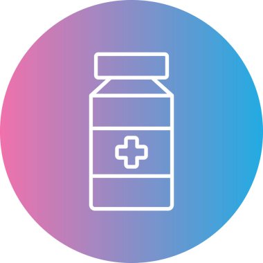 Web 'in tıbbi ve modern ikonunun vektör illüstrasyonu