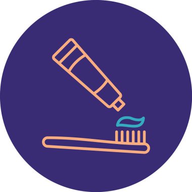 fırça. Web simgesi basit illüstrasyon