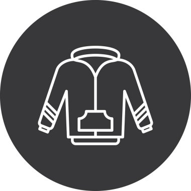 Kışlık. Web simgesi basit illüstrasyon