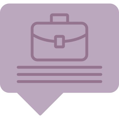 evrak çantası vektör simgesi, modern biçim