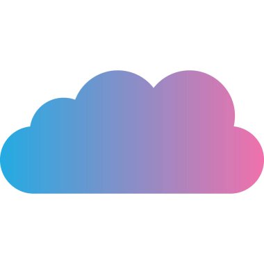 Bulut hesaplama simgesi vektörü