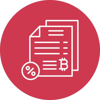 Belge simgesinin vektör illüstrasyonu