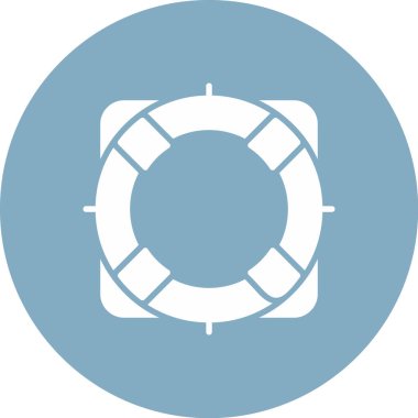 Yaşam şamandırası simgesinin vektör çizimi