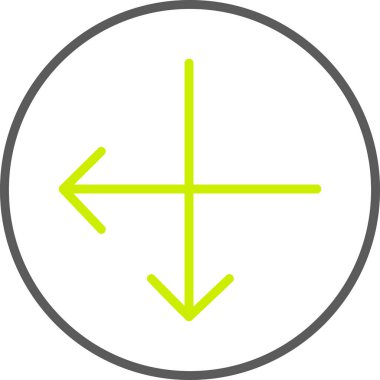 Ok. Web simgesi basit illüstrasyon