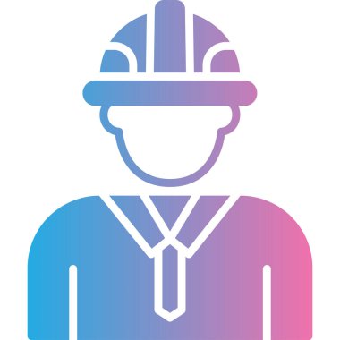 Mühendis simgesi vektör çizimi