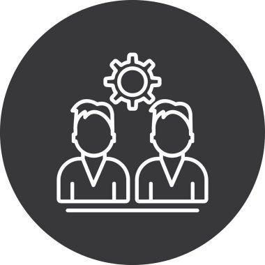 iş simgesi vektör illüstrasyonu