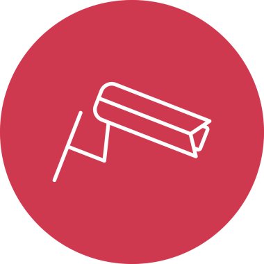 cctv modern simgesinin vektör illüstrasyonu