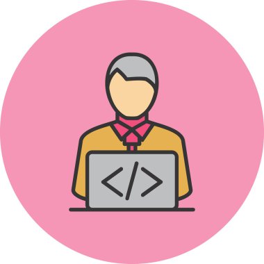 İş adamı. Basit tasarım