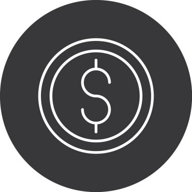 Sikke Simgesi vektör illüstrasyonu